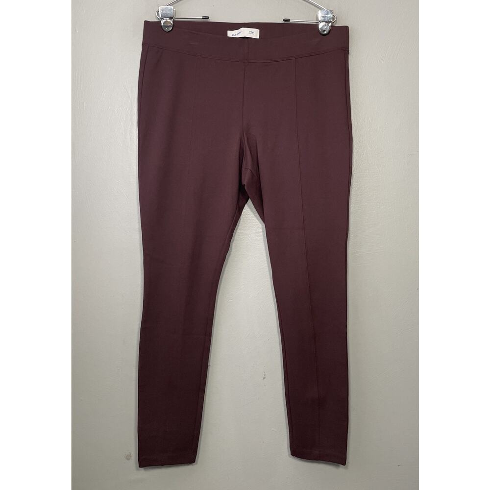 Old Navy Stevie Pants Size XL Brown Tupelo High Rise Ankle Leggings Equestrian
